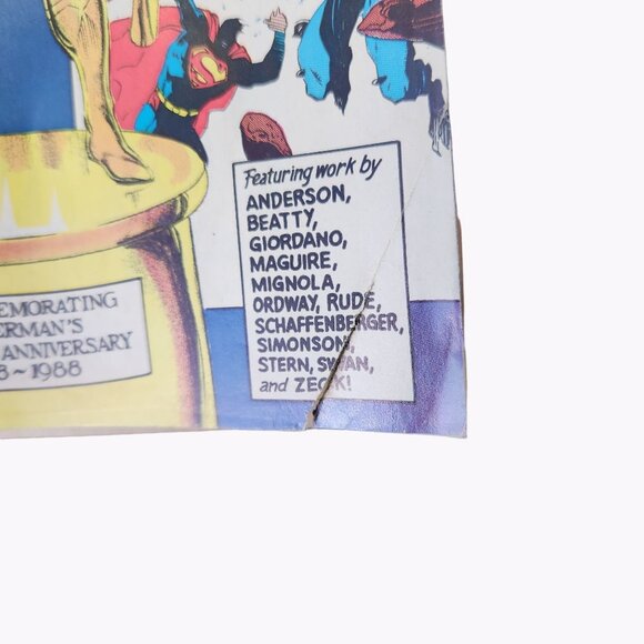 DC Comics Action Comics #600 1988 Comic Book Collector Bagged Boarded - Picture 3 of 4